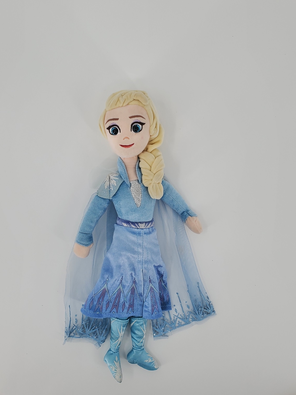 Disney Frozen 2 Elsa Sparkle Plush Doll Toy. TY Beanie Baby 17 Inch